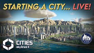 Building a New City in Cities Skylines 2  QampA LIVE [upl. by Dotty]