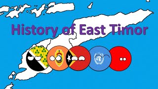 History of East Timor in Countryballs [upl. by Ynafit]