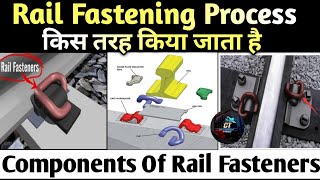 How to do Rail Fastening and its Components  Elastic Rail fastening and Fixtures [upl. by Mela]