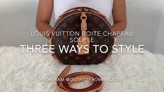 Authentic Louis Vuitton Boite Chapeau Souple 3 Ways To Style [upl. by Folsom121]