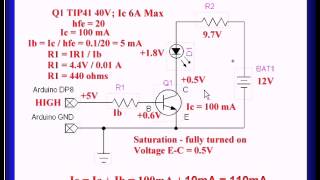 Using NPN Biploar Transistors with Arduino PIC [upl. by Joktan837]