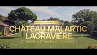 Gold Best Of Wine Tourism 2024 Repas au Château MalarticLagravière for Malartic gastronomic offer [upl. by Fotinas549]