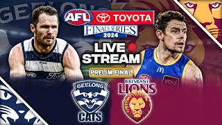 Geelong Cats vs Brisbane Lions  2nd Preliminary Final AFL 2024 Live Watch Along [upl. by Aivul]