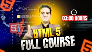 HTML5 Full Course in Hindi  Web Designing HTML5 Complete Tutorial html5tutorial websitedesigning [upl. by Sikko]