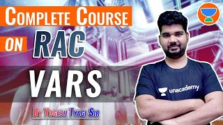 VARS  Complete Course on RAC  Yogesh Tyagi [upl. by Dolhenty]