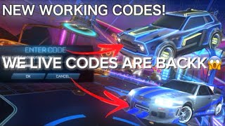 UPDATED NEW Rocket League Redeem Codes AUGUST [upl. by Naed933]