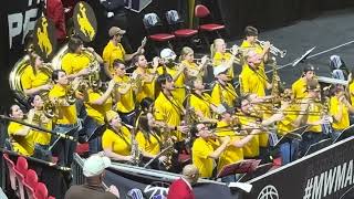 University of Wyoming Pep Band plays their unofficial fight song quotCowboy Joequot [upl. by Asirem]