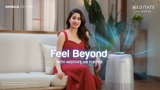 Feel Beyond with Meditate Air Purifier  Janhvi Kapoor [upl. by Mcnalley]