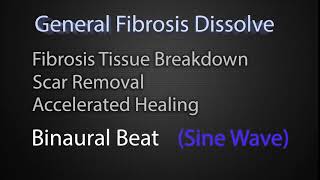 Fibrosis Tissues Breakdown Anti Aging thorugh Binaural Wave [upl. by Uzzial267]