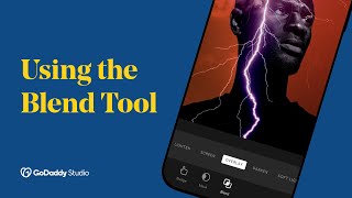 Create AMAZING Imagery with the Blend Tool  GoDaddy Studio [upl. by Dar881]