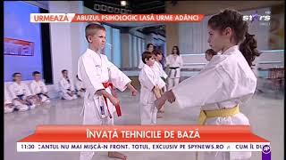 Medaliaţii cu aur au făcut o demonstraţie de karate în platoul de la Star Matinal [upl. by Serolod]