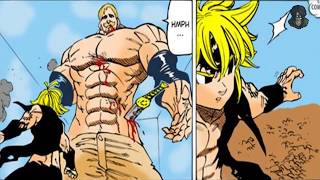 ESCANOR VS MELIODAS  PELEA COMPLETA  FULL COLOR [upl. by Ruffina]