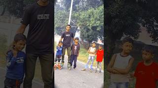 Skating shoes inline skating 👌🔥🔥🔥 chhote bachcho ki prestik [upl. by Onitsirc633]