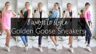 HOW TO STYLE GOLDEN GOOSE SNEAKERSstyling sneakers [upl. by Lyrret]