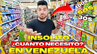 ¡¡INSÓLITO ¿CUÁNTO NECESITO PARA HACER MERCADO en VENEZUELA en 2024 Josehmalon [upl. by Dominik]