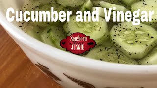 🥒 Cucumber and Vinegar Quick Pickles  Marinated Cucumbers Onion amp Vinegar Recipe [upl. by Ahseyi]