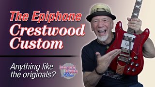 Playing the Epiphone Crestwood Custom [upl. by Sucramaj697]