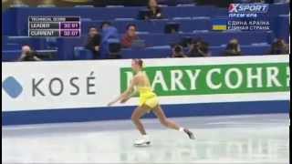 Polina Edmunds SP 2014 Worlds [upl. by Paddie]