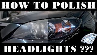 FULL Tutorial HOW to Polish Car Headlights Professionally For Beginners and Professionals [upl. by Smaj569]