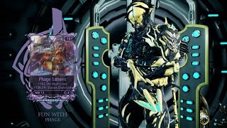 Warframe Fun With226 Phage Reupload Phage Satides Riven [upl. by Necyrb906]