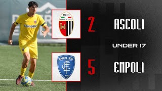 Highlights Under 17  AscoliEmpoli 25  Ascoli Calcio [upl. by Retseh]