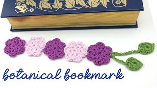 How To Crochet the Botanical Bookmark [upl. by Farrington]