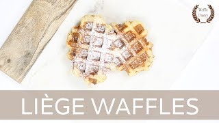 How to Make Belgian Liège Waffles  Pearl Sugar Recipe  WafflePantrycom [upl. by Yrocal481]