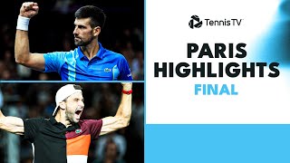 Novak Djokovic vs Grigor Dimitrov For The Title 🏆  Paris 2023 Final Highlights [upl. by Paza611]