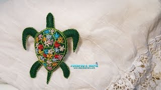 DIY fieltro tortugas [upl. by Trask]