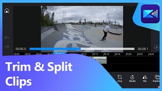 Video Editing for Beginners Trim Cut and Split  PowerDirector App Tutorial [upl. by Gnuhc771]