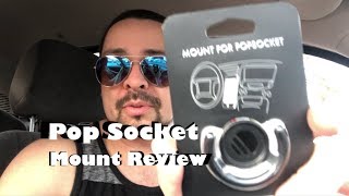 Pop Socket Car Mount Review [upl. by Almeda794]