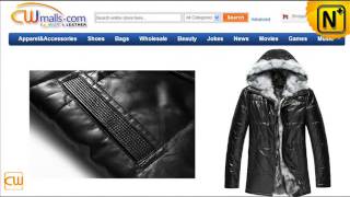 Men Fur Leather Coat CW848366 wwwcwmallscom [upl. by Greeson213]