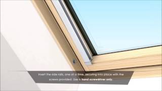 Skylight Roof Blinds Fitting Video [upl. by Kari]