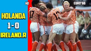 Ireland vs Netherlands 0  1 Best Of Moments Euro 1988 [upl. by Jacobsen]