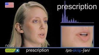 How To Pronounce PRESCRIPTION like an American English Pronunciation [upl. by Nie]