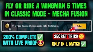 FLY OR RIDE A WINGMAN 5 TIMES IN CLASSIC MODE  MECHA FUSION [upl. by Nemracledairam570]