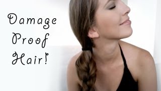 Damageproof hairstyles for growing long healthy hair [upl. by Aynotahs]