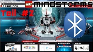 Lego Mindstorms EV3 Programmiertutorial 2 Verbindung mit dem Computer über Bluetooth DeutschHD [upl. by Sura]