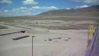 Nevada Geothermal Powers Blue Mountain Faulkner 1 495 MW 360 view of the power plant May 2009 [upl. by Ahsikyw]