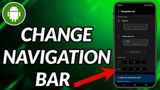 How To Change Navigation Bar On Android [upl. by Lednam]