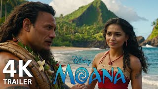 Moana Trailer  Live Action  Dwayne Johnson amp Zendaya  Synopsis [upl. by Warila]