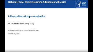 October 2023 ACIP Meeting  Influenza Vaccines amp Vaccine Safety [upl. by Eenert]