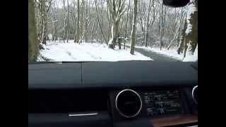 Land Rover Discovery 4 Driving in a winter wonderland [upl. by Mccarty]