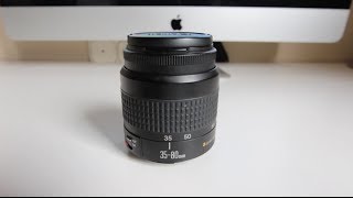 Canon EF 3580mm f456 III  Revisión en profundidad [upl. by Nosdivad84]