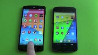 Google Nexus 5 vs Google Nexus 4 Comparison [upl. by Constantia]