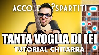 TANTA VOGLIA DI LEI Tutorial Chitarra  Pooh [upl. by Abebi]