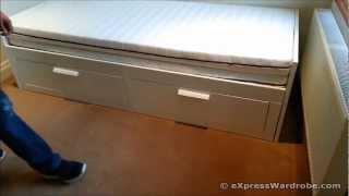 IKEA Brimnes Day  Trundle Bed Design [upl. by Eseyt]