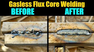 Learn Perfect Flux Core Welds In 10 Mins  Gasless Flux Core Welding For Beginners Tips And Tricks [upl. by Ogdan]