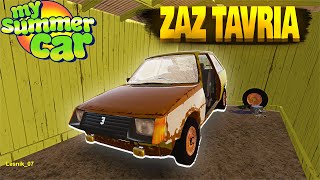 I BOUGHT AN OLD ZAZ TAVRIA IN A FORGOTTEN GARAGE I My Summer Car [upl. by Aterg565]