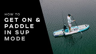 How To Get On amp Paddle Your Rackham Aero 12′4″ SUP Configuration [upl. by Leaw]